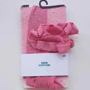 Urban Outfitters Sparkly Pink Kids Tights